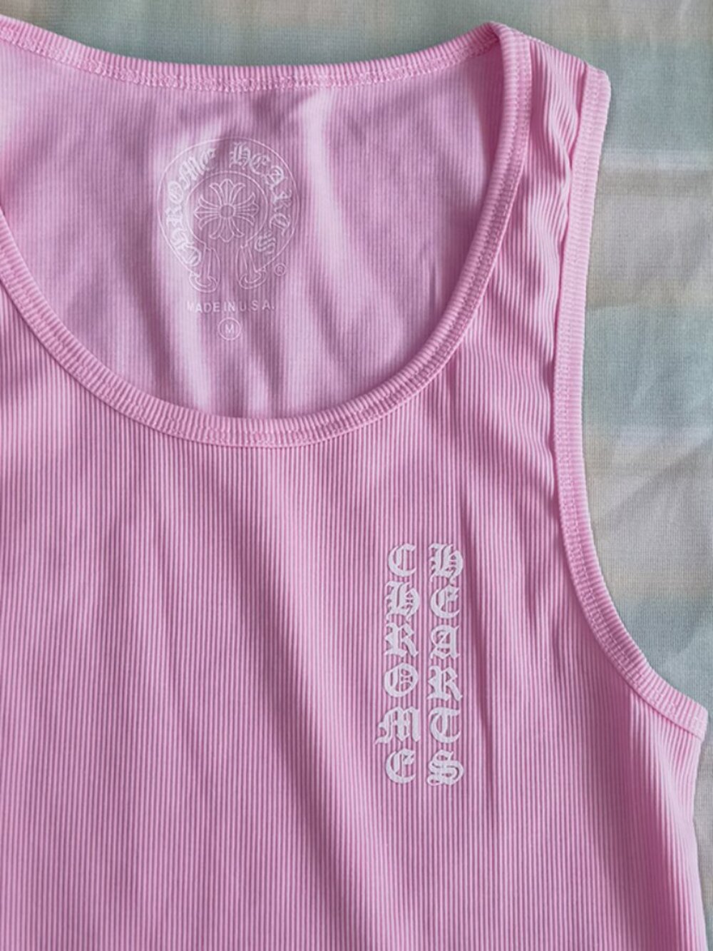 Chrome Hearts Pink Lettering Vest - Picture 2 of 7